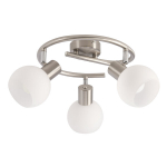 Laelamp Candellux NOVO spiraaldisainiga satiinnikkel 3x40W E14