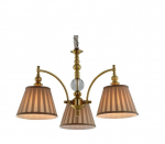 Candellux rippvalgusti Austin 33-13842, messing/beež