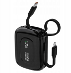 Akupank Powerbank 10000 Mah integreeritud Usb-c/lightning kaablitega