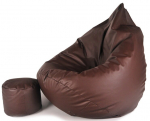 Kott-tool Mega Comfort XXL, kunstnahk, pruun
