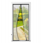design4door magnetiga s&auml;&auml;sev&otilde;rk uksele 110x210 cm, must
