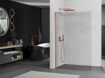 Mexen Kioto L du&scaron;isein Walk-in 110 x 200 cm, l&auml;bipaistev, roosa kuld - 800-110-103-60-00, 110 x 200 cm