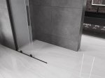 Mexen Velar l&uuml;kand du&scaron;isein Walk-in 100 x 200 cm, matt 8 mm, must - 871-100-000-33-70