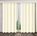 Eurofirany pimendav kardin ZMA-05, 160x270 cm, kreemikas