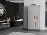 Mexen Kioto du&scaron;isein Walk-in 135 x 80 x 40 cm, l&auml;bipaistev, roosa kuld - 800-135-080-221-60-00-040