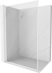 Mexen Kioto-F L du&scaron;isein Walk-in raamiga 55 x 202 cm, l&auml;bipaistev 8 mm, valge - 800-055-174-20-00
