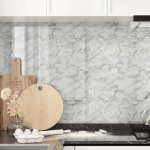 Isekleepuv m&ouml;&ouml;blikile Hall Marmor 60x300 cm veekindel &mdash; dekorkile, m&ouml;&ouml;bli renoveerimine, t&ouml;&ouml;tasapinna kleebised, pvc kile, k&ouml;&ouml;gitapeet, kappide uuendamine, isekleepuv kile