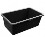 Ehituslik konteiner Bradas KTKP90, 90 l, 73x41x28 cm, must
