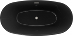 Mexen Eris vabalt seisev vann 170 x 80 cm, must, &uuml;leliigune nikeldatud hari - 53441708070-97, 170 x 80 cm
