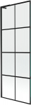 Mexen Next L vannisein 1-tiivaline 70 x 150 cm, must ruut, must - 895-070-000-03-77-70