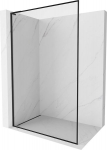 Mexen Kioto-XF L du&scaron;isein Walk-in raamiga 50 x 202 cm, l&auml;bipaistev 10 mm, must - 800-050-174-70-00-XF