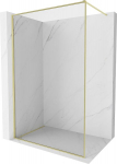 Mexen Kioto-F du&scaron;isein Walk-in raamiga 180 x 202 cm, l&auml;bipaistev 8 mm, harjatud kuld - 800-180-104-55-00