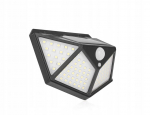 Keltin P&auml;ikese liikumisanduri valgus K02025, 50W, 1800mAh 3.2V, 600 luumenit, 6000K, 270&deg; 4 tasapinnas, IP65, 3-5m andur, 100 LED