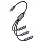 Hub Usb 2.0 Wireway Ww332503: 1x Usb-c M, 3x Usb-c F + Adapter C-a