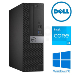Dell 7050 SFF i3-6100 8GB 180GB M.2 SATA + 250GB HDD W10P Renew