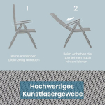 Aiatoolide komplekt 2 tk 56x70x106 cm Hall Kokkupandav