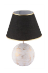 Opviq laualamp Balloon, must/valge