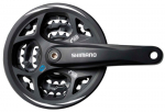 MTB Pedaali Altus FC-M311 Naistele - Shimano - Matkamine - 42/32/22 hammastega - Ruuduline telg - 170 mm k&auml;sivars