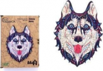 Puidust &ouml;kopuzzle 123 Snow husky A3 - PuzzleOK
