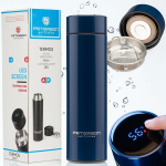 LED-termomeetri ja s&otilde;elaga termos Peterson, sinine, 480 ml