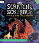 Scratch & Scribble Fantastic Dragons - v&auml;rvilised &otilde;hupallid