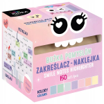 Loominguline rull kleepuvaid m&auml;rkmeid "naeratusega"
