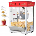 Popkornimasin VEVOR, 800 W, 0,2 kg katel, punane