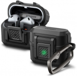 Spigen - ACS08332 - Lock Fit &uuml;mbris sobib Samsung Galaxy Buds 3 Pro/Galaxy Buds 3 jaoks - matt must