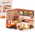 Minimaja 3D-konstrueerimiskomplekt Rolife Yum Yum Burgers, DW010, 110 osa