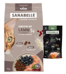 Sanabelle Life Sensitive talleliha 2kg + mahlane veiseliha 250g