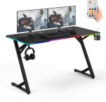 M&auml;ngurilaud SENSE7 Volt RGB, 140x70cm, 76.5 cm, must