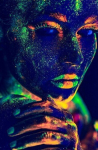 Fluorestseeruvad n&auml;omaalingute pliiatsid 6 tk. - Neoon Uv-v&auml;rv