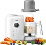 Aurutaja-blender isepuhastuva, steriliseeriva ja piima soojendamise funktsiooniga Bear 6in1 White