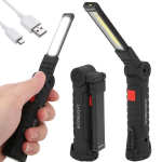 Prožektor magnetiga Rivex Z693, kokkupandav, Must