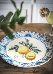 Hermia Concept taldrikute komplekt 280TMA2209, valge/sinine/kollane, 6-osaline