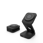 3-osaline kaasaskantav laadimisalus, must, U&A29, USB-C, &le;36V toide