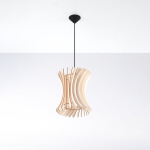 Sollux Lighting ripplamp Oriana, liivakarva/must
