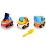 Komplekt 3 kokkupandavat ehitusautot