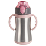 Beebi termokruus terasest roosa 300 ml, Vaiki&scaron;kas termo puodelis plienas rožinis 300 ml