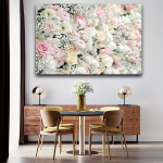 Elegantne Lilleline Taust Kangast Pulmakujudeks, 150*100cm/59*39.5inch
