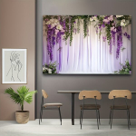 Elegantne Pulm Dekoratiivtaust Kunstlilled Pickify, 150*100cm/59*39.5inch