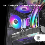 Korpus MARS GAMING MC-XO, ATX m&auml;ngukorp, Kahekordne Karastatud Klaas 90&deg;, FRGB 12cm Ventilaator, SIDECOOL Jahutuss&uuml;steem