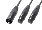 CX142 Y-jaotur XLR-kaabel 1 XLR isas-2 XLR emane