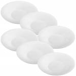 Komplektis 6 s&uuml;gavat taldrikut Classic 24,1cm, valge opaalklaas