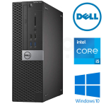 Dell 7040 SFF i5-6400 16GB 256GB M.2 NVME + 300GB HDD DVD W10P Renew