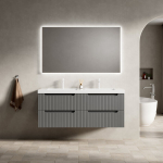 Vannituba laud, 120 cm, 2 valamu, 4 sahtlit, hall
