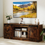 TV-alus, 150x39x60 cm, pruun, panipaigaga