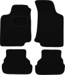 Mustad veluurmatid j&auml;rgmistele mudelitele: Volkswagen Golf III kabriolett, luukp&auml;ra, universaal (1993-2002)