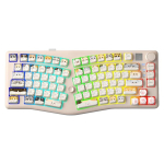 LEOBOG A75 Alice mehaaniline klaviatuur Hot‑Swap RGB, 3 režiimi m&auml;ngimiseks ja t&ouml;&ouml;ks，Miau-Xian