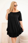 Naiste kleit &ndash; must, 4XL/5XL